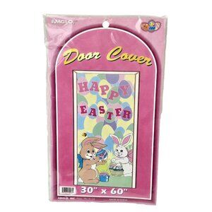 Holiday Door Cover Happy Easter Door Hanging Front Door Decoration Classroom